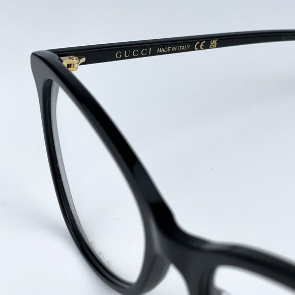 SALE! NEW Gucci GG1360O 001 Black Square Women Eyeglasses - Picture 8 of 11